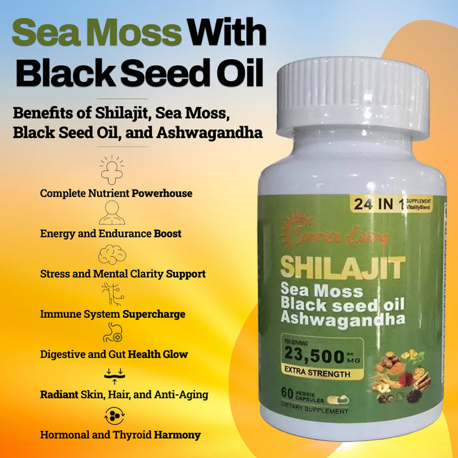 Sea Moss With Black Seed Oil