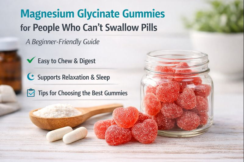 Magnesium Glycinate Gummies: The Simple Solution for People Who Can’t Swallow Pills