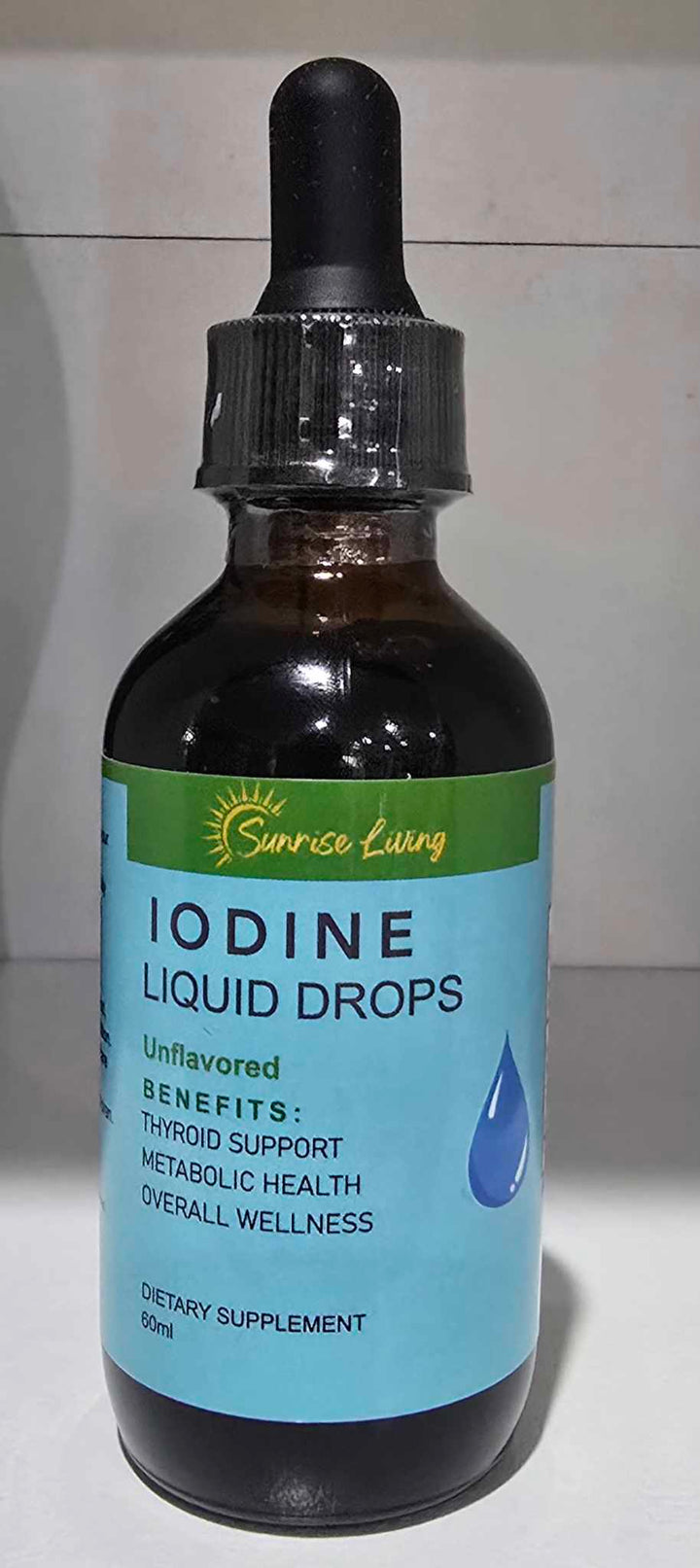 Pure Iodine Liquid Drops for Thyroid & Immune Support