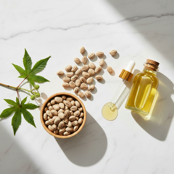 Organic Castor Oil | Pure, Cold-Pressed & Hexane-Free