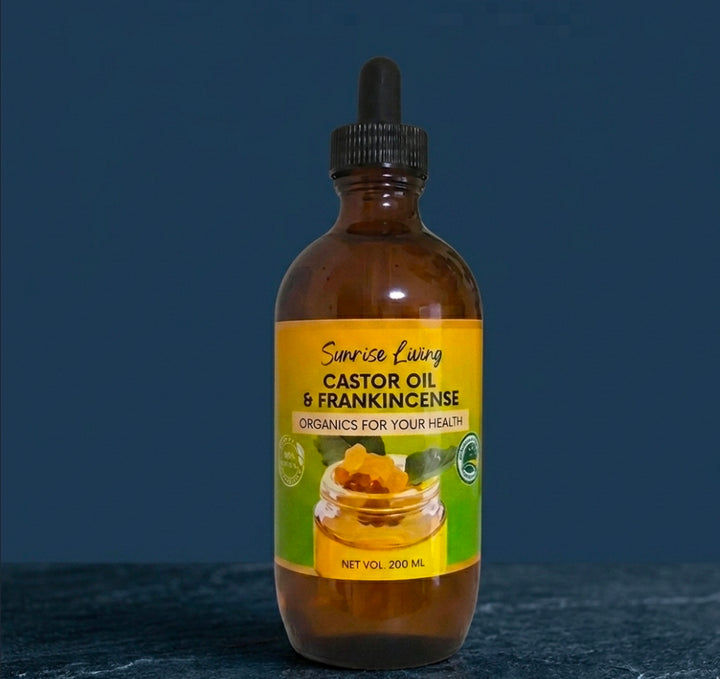 Organic Castor Oil & Frankincense Blend | Sunrise Living