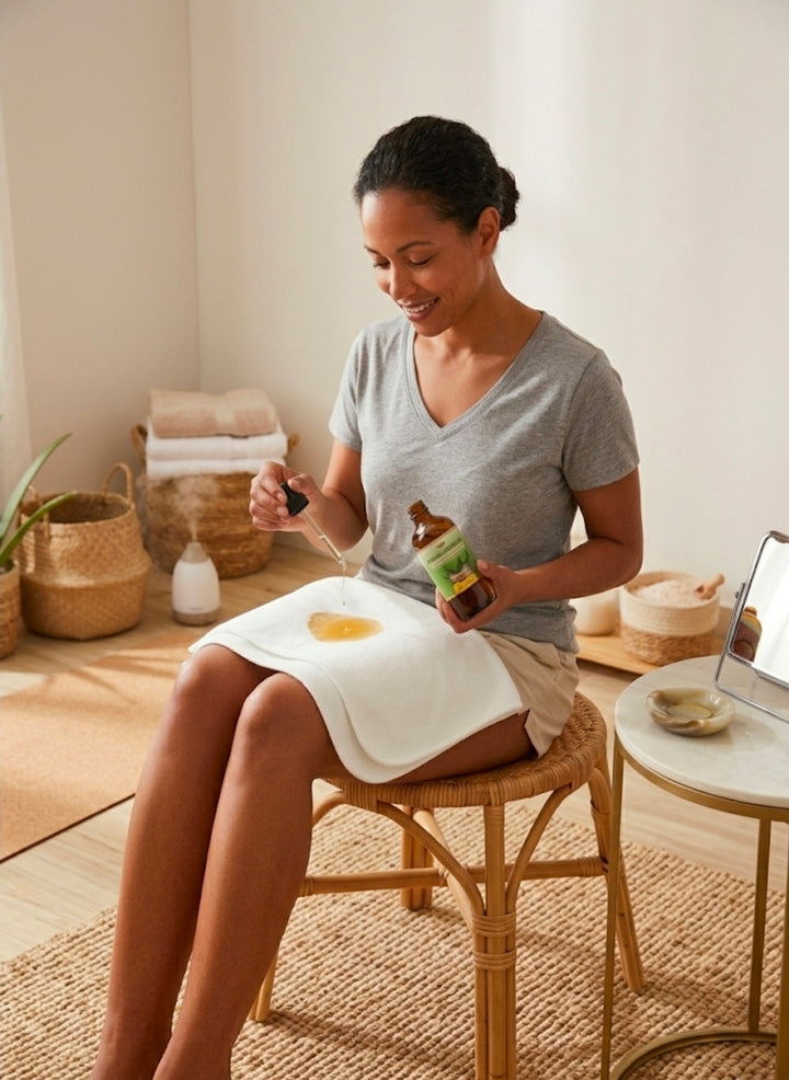 Sunrise Living Organic Castor Oil Body Wrap Kit