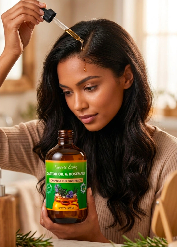 Follicle Fuel | Organic Rosemary & Castor Oil for Hair & Scalp