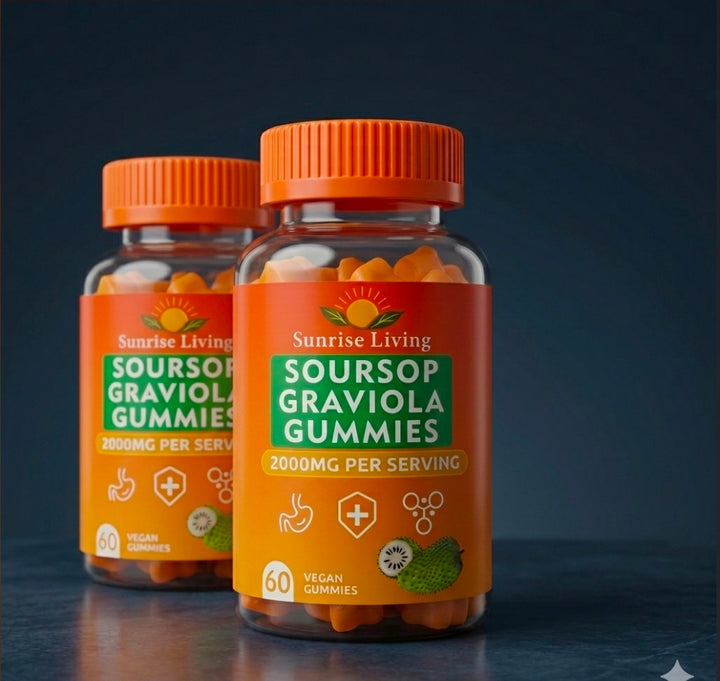 Soursop Gummies (Graviola Leaf Extract) – Sunrise Living