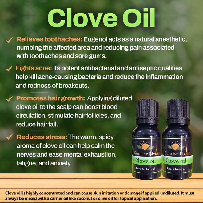 Clove Bud Oil 100% Pure and Natural
