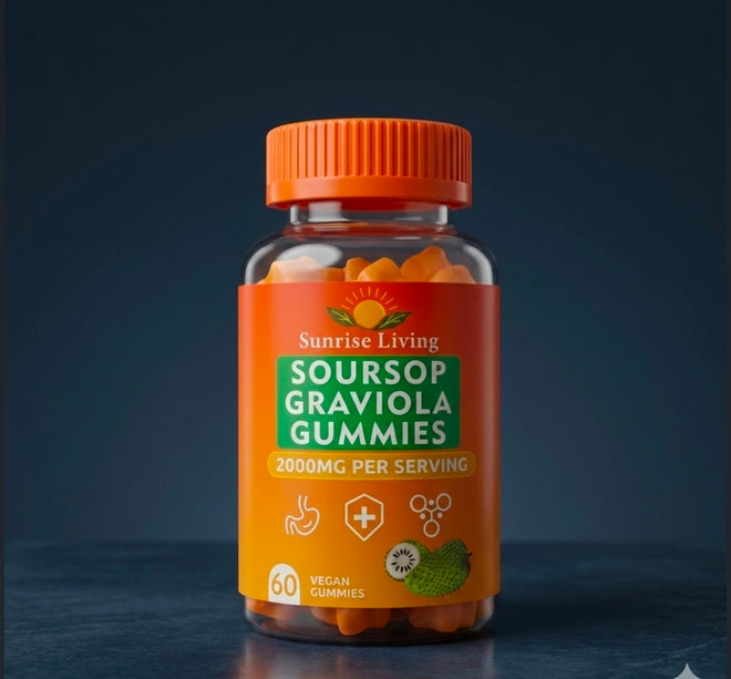 Soursop Gummies (Graviola Leaf Extract) – Sunrise Living