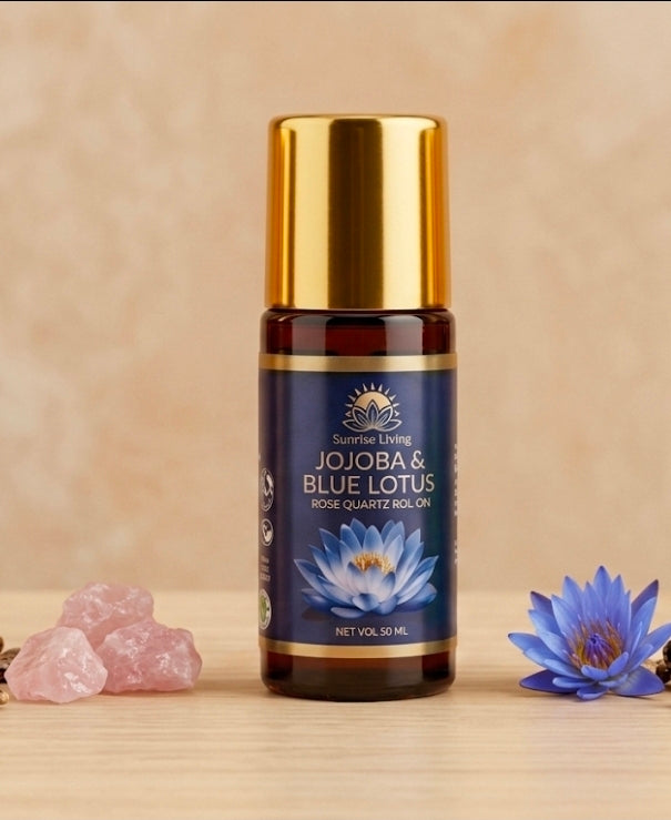 The Euphoria Ritual | 50ml Blue Lotus & Immortelle Absolute with Rose Quartz Roller