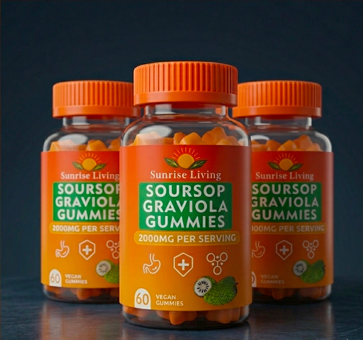 Soursop Gummies (Graviola Leaf Extract) – Sunrise Living