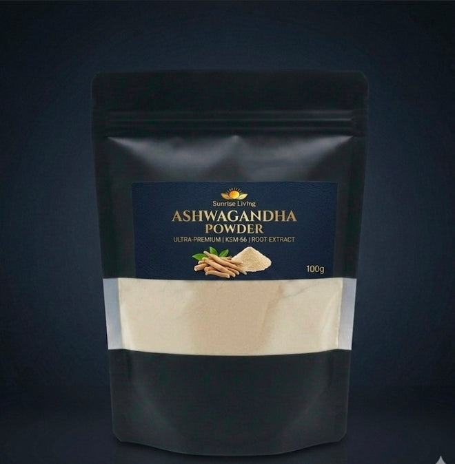 Pure Ashwagandha Powder | Natural Adaptogen | Sunrise Living