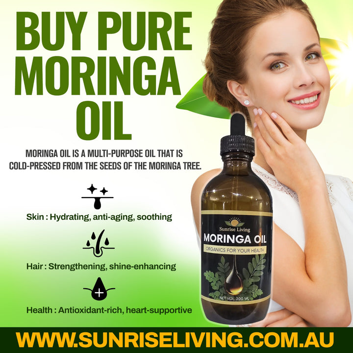 Buy Pure Moringa Oil - Moringa Leaves & Seed Oil