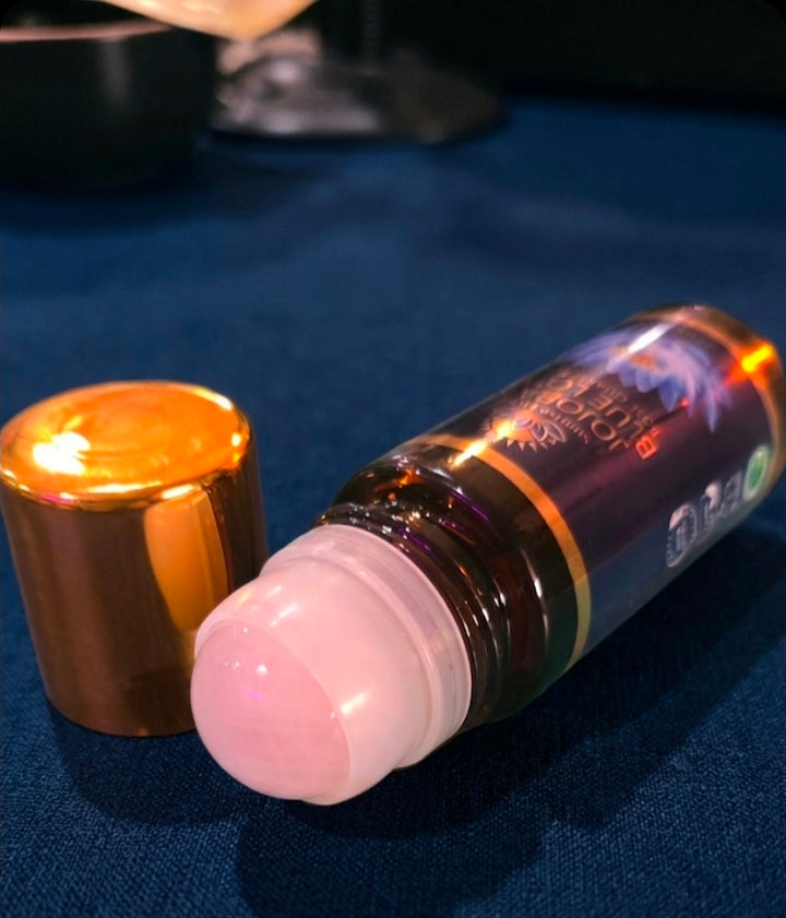 The Euphoria Ritual | 50ml Blue Lotus & Immortelle Absolute with Rose Quartz Roller