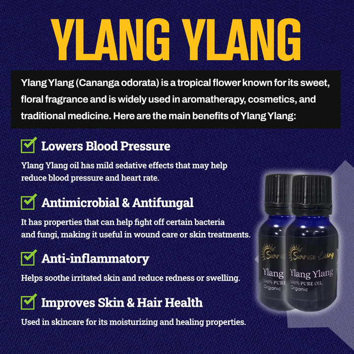Organic Ylang Ylang Essential Oil