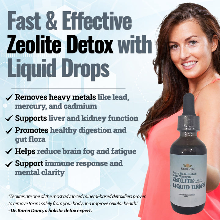 Fast & Effective Zeolite Detox with Liquid Drops