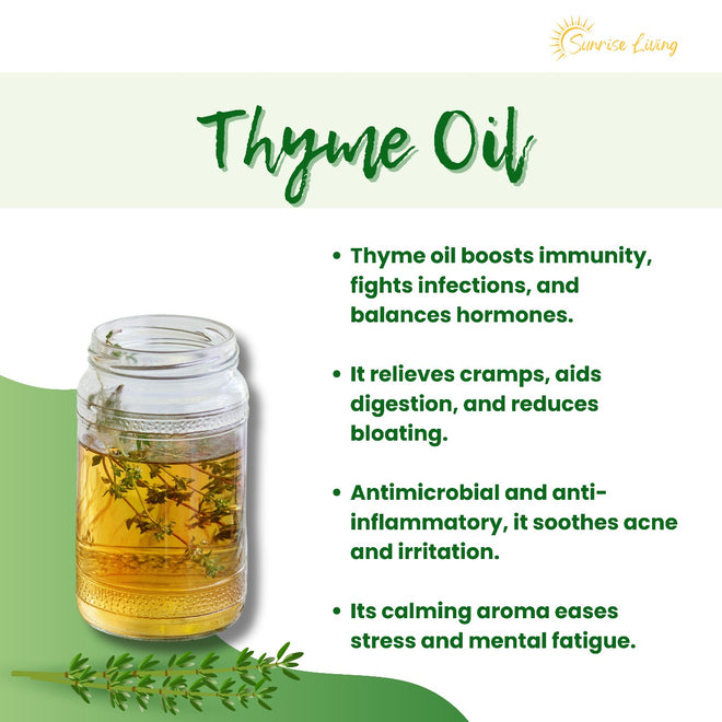 Thyme Oil 100% Pure and Natural